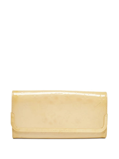 Pre-OwnedLouis Vuitton Pre-Ownedpatent-leather embossed wallet