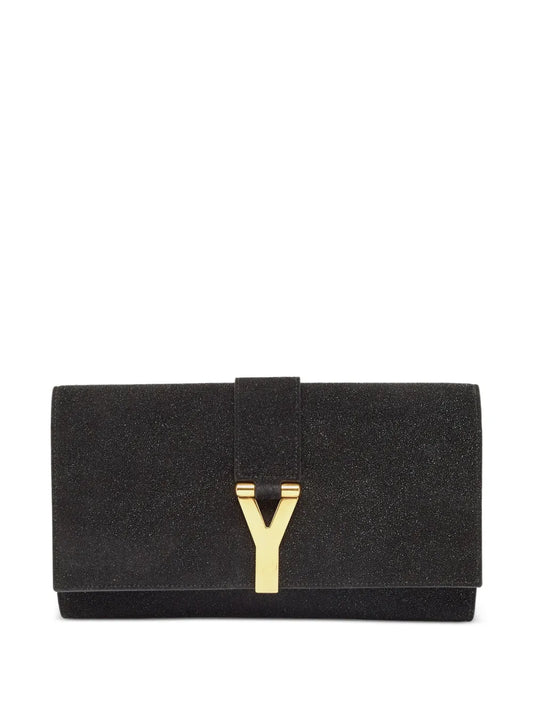 Pre-OwnedSaint Laurent Pre-Ownedlogo-plaque clutch bag