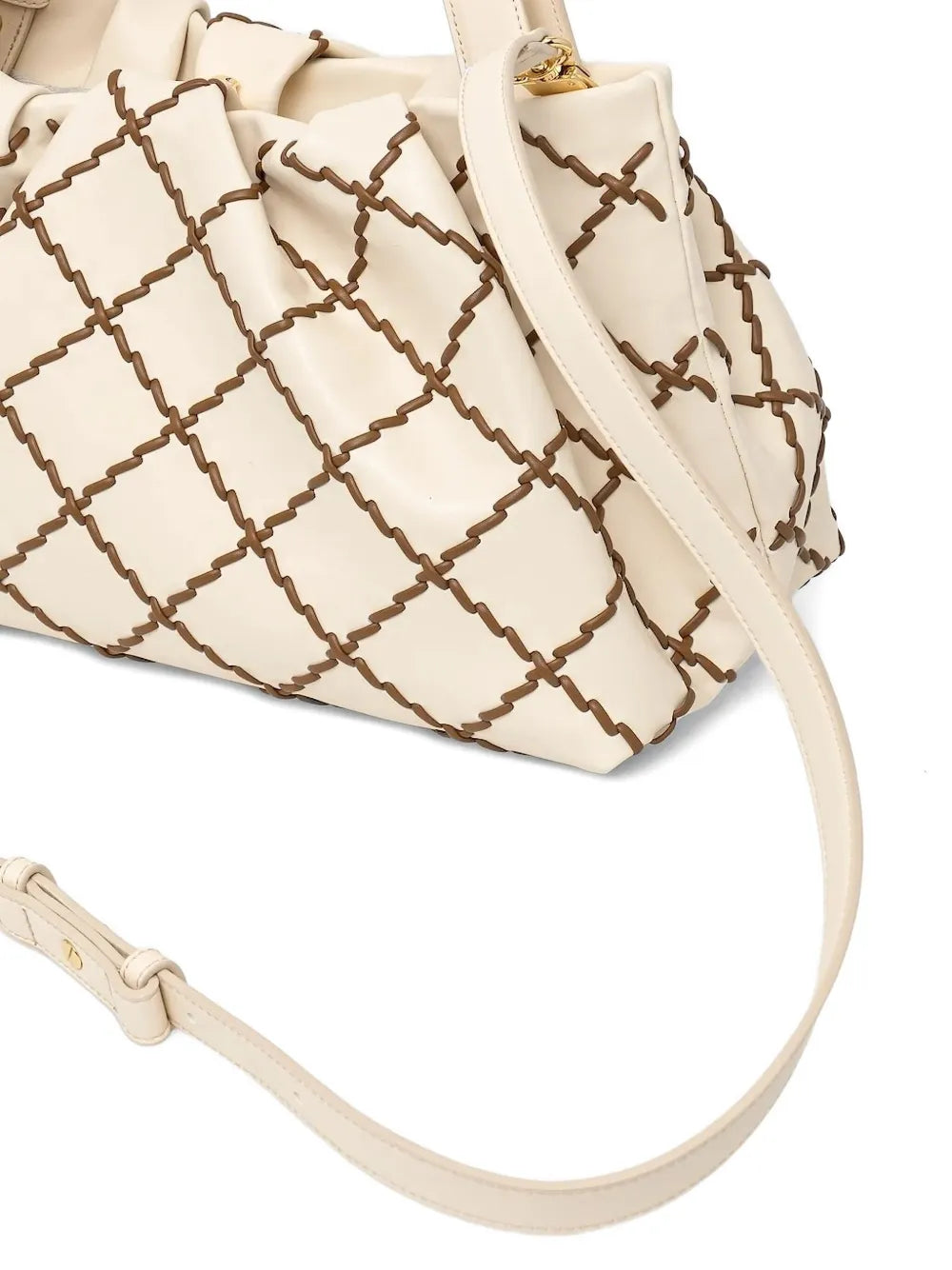 Themoirthena diamond-pattern tote bag