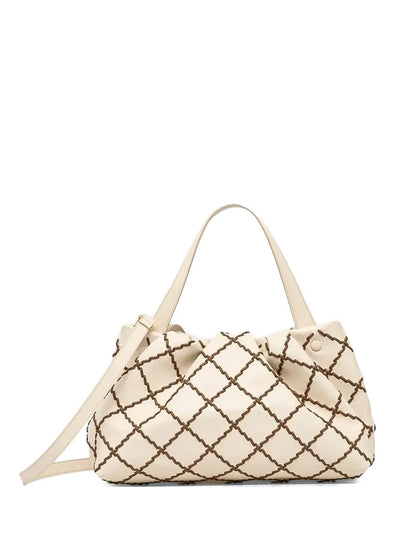 Themoirthena diamond-pattern tote bag