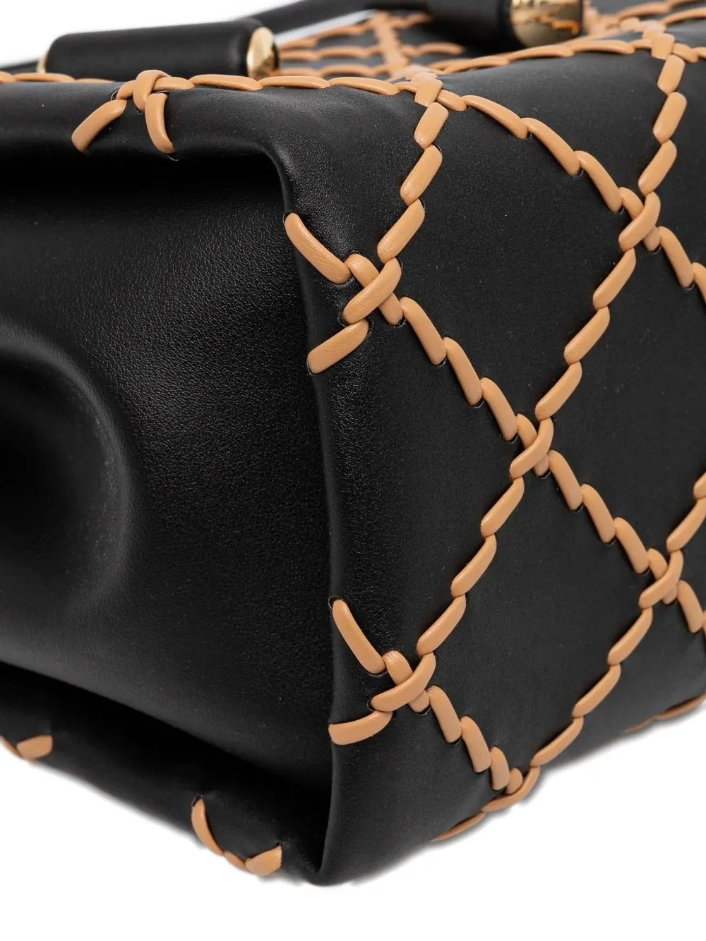 Themoiriamond-pattern tote bag