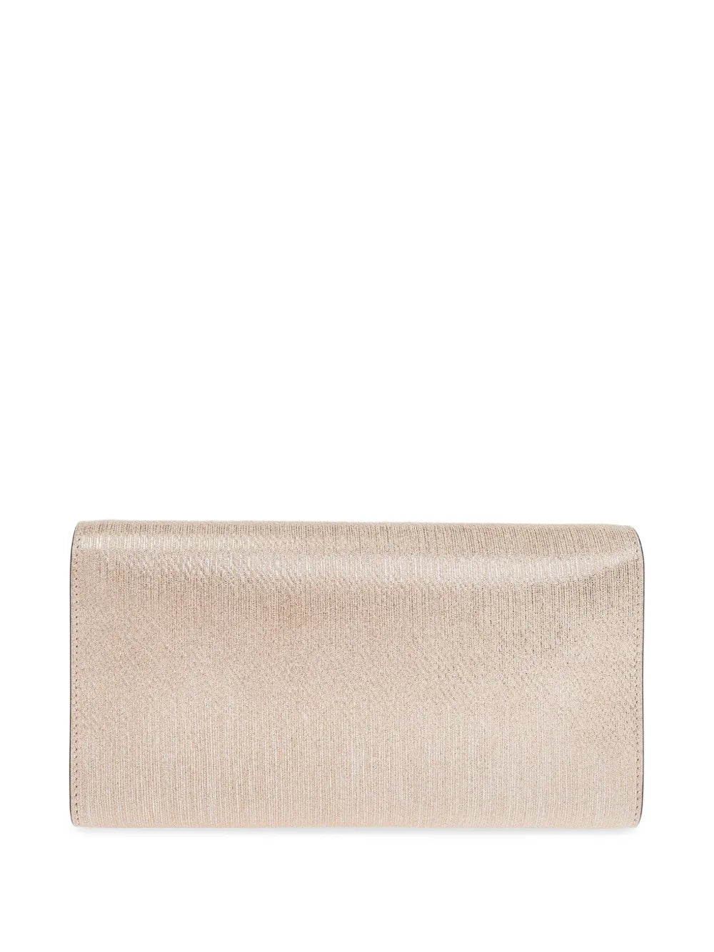 Jimmy Choometallic-leather clutch bag