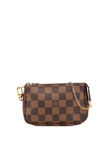Pre-OwnedLouis Vuitton Pre-Owned2016 Damier Ebene Mini Pochette Accessoires handbag