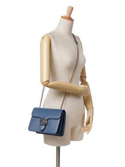Pre-OwnedGucci Pre-Owned2016-2024 Small Dollar Calfskin Interlocking G crossbody bag