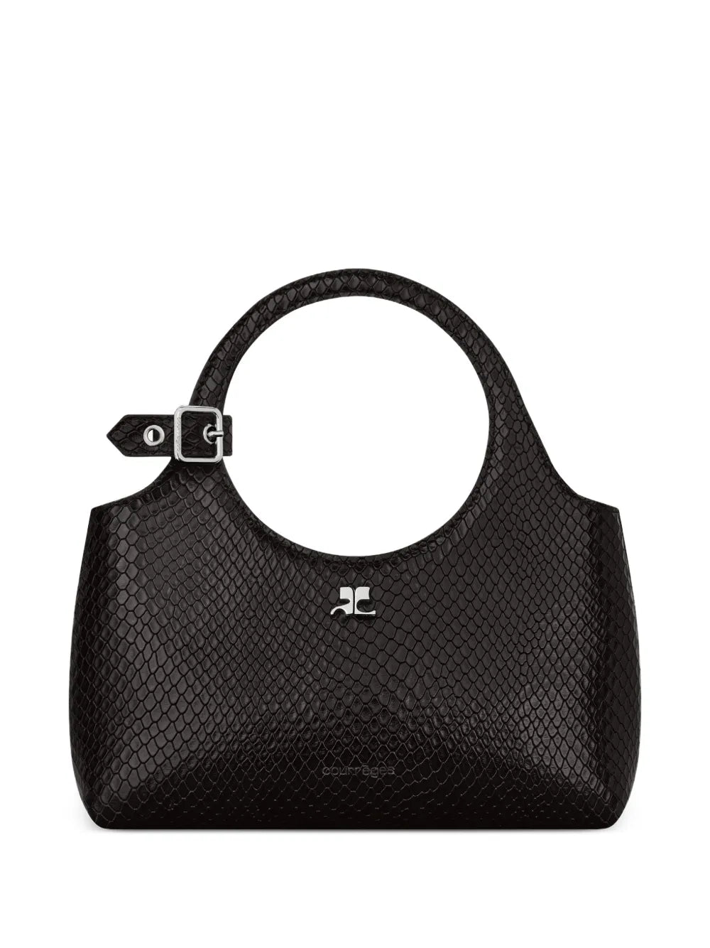 Courresmini Holy leather shoulder bag