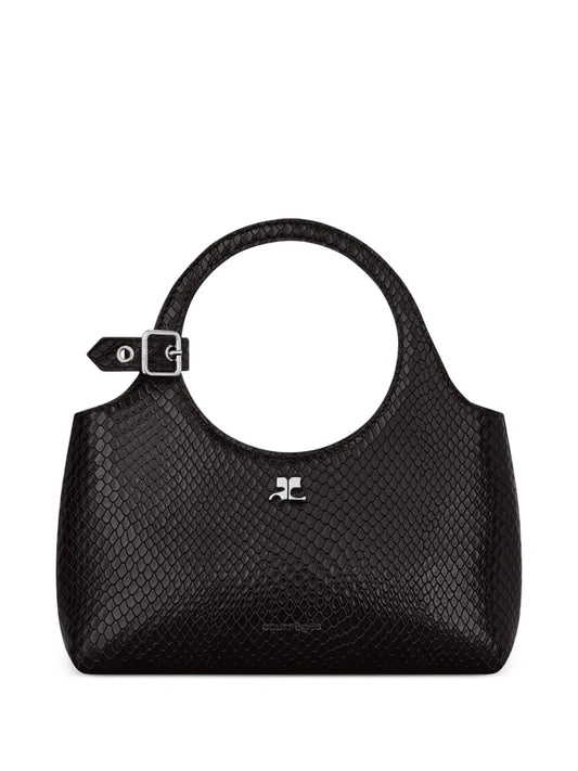 Courresmini Holy leather shoulder bag
