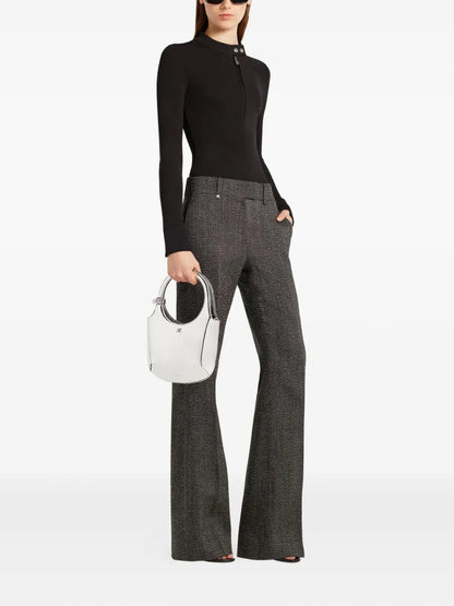 Courresmetallic shoulder bag