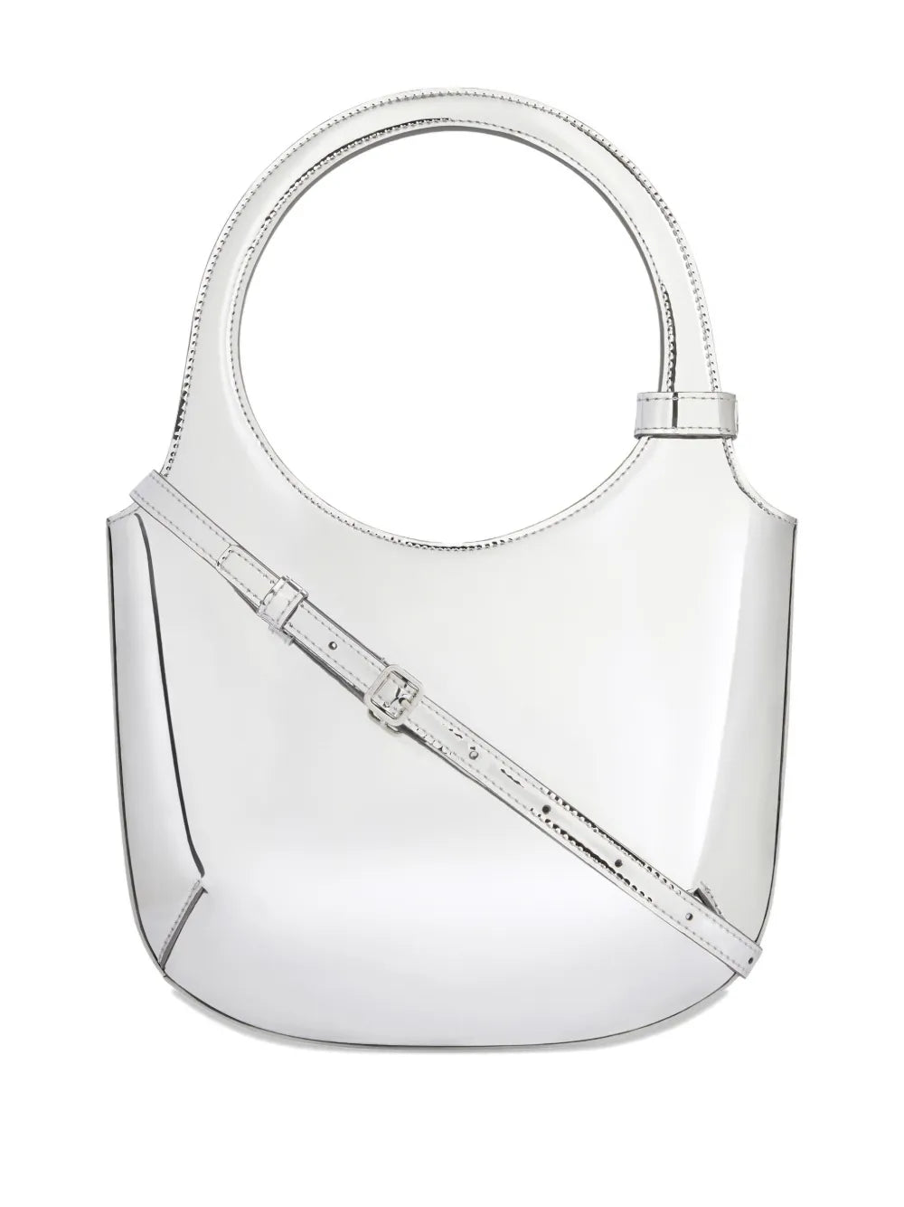 Courresmetallic shoulder bag