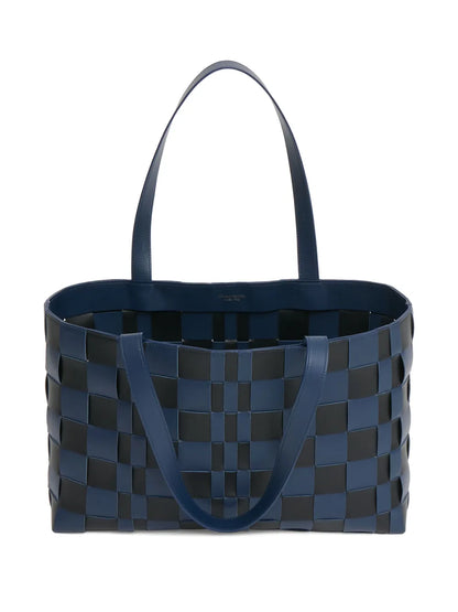 Mansur Gavrielwoven leather tote bag