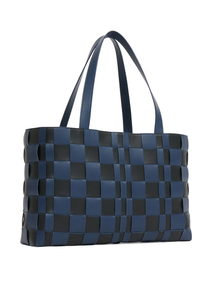 Mansur Gavrielwoven leather tote bag