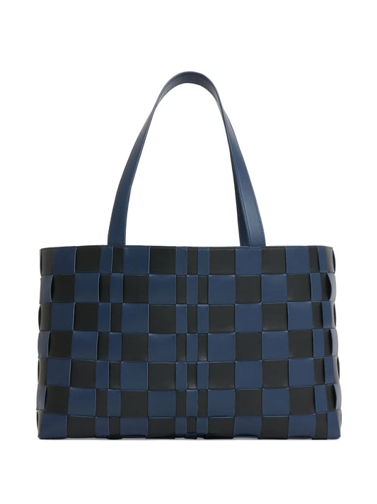 Mansur Gavrielwoven leather tote bag