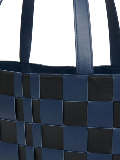 Mansur Gavrielwoven leather tote bag