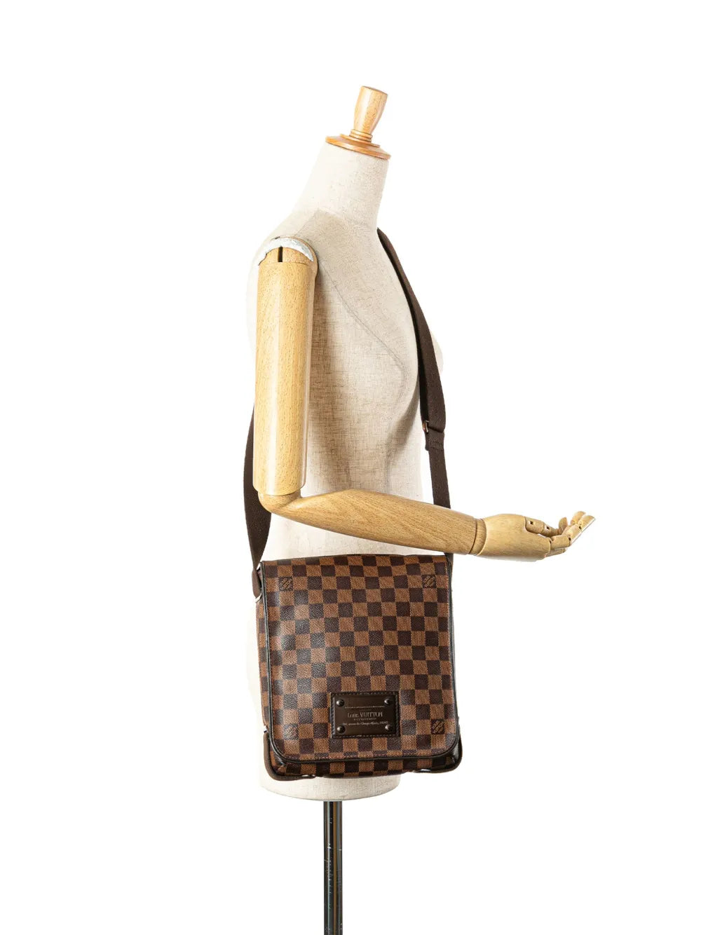 Pre-OwnedLouis Vuitton Pre-Owned2010 Damier Ebene Brooklyn PM crossbody bag