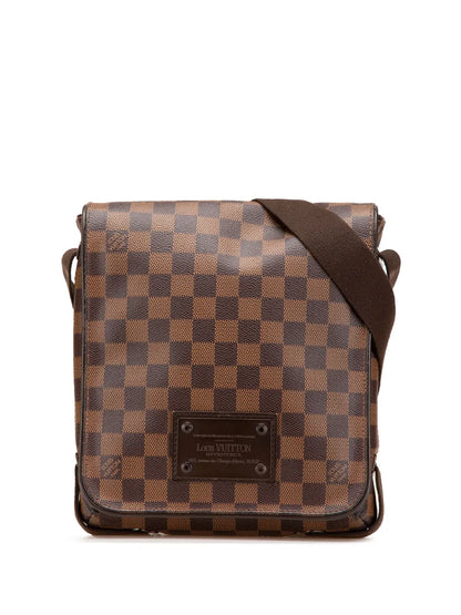 Pre-OwnedLouis Vuitton Pre-Owned2010 Damier Ebene Brooklyn PM crossbody bag