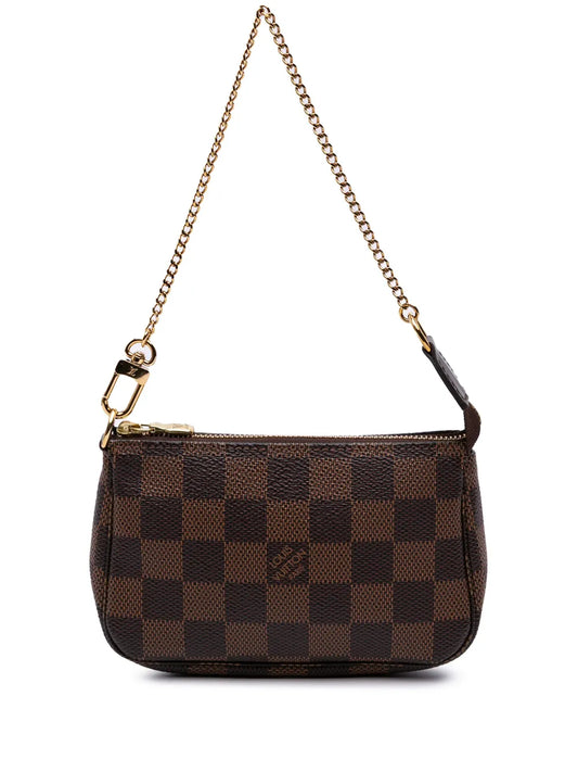 Pre-OwnedLouis Vuitton Pre-Owned2021 Damier Ebene Mini Pochette Accessoires handbag