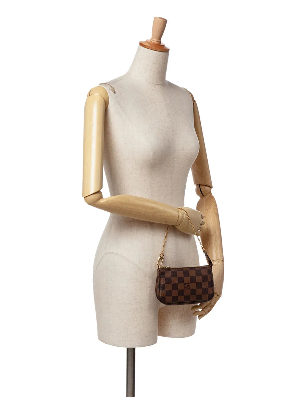 Pre-OwnedLouis Vuitton Pre-Owned2021 Damier Ebene Mini Pochette Accessoires handbag