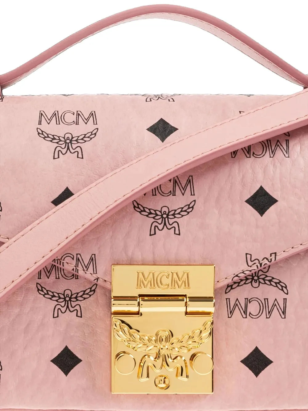 MCMmonogram flap crossbody bag
