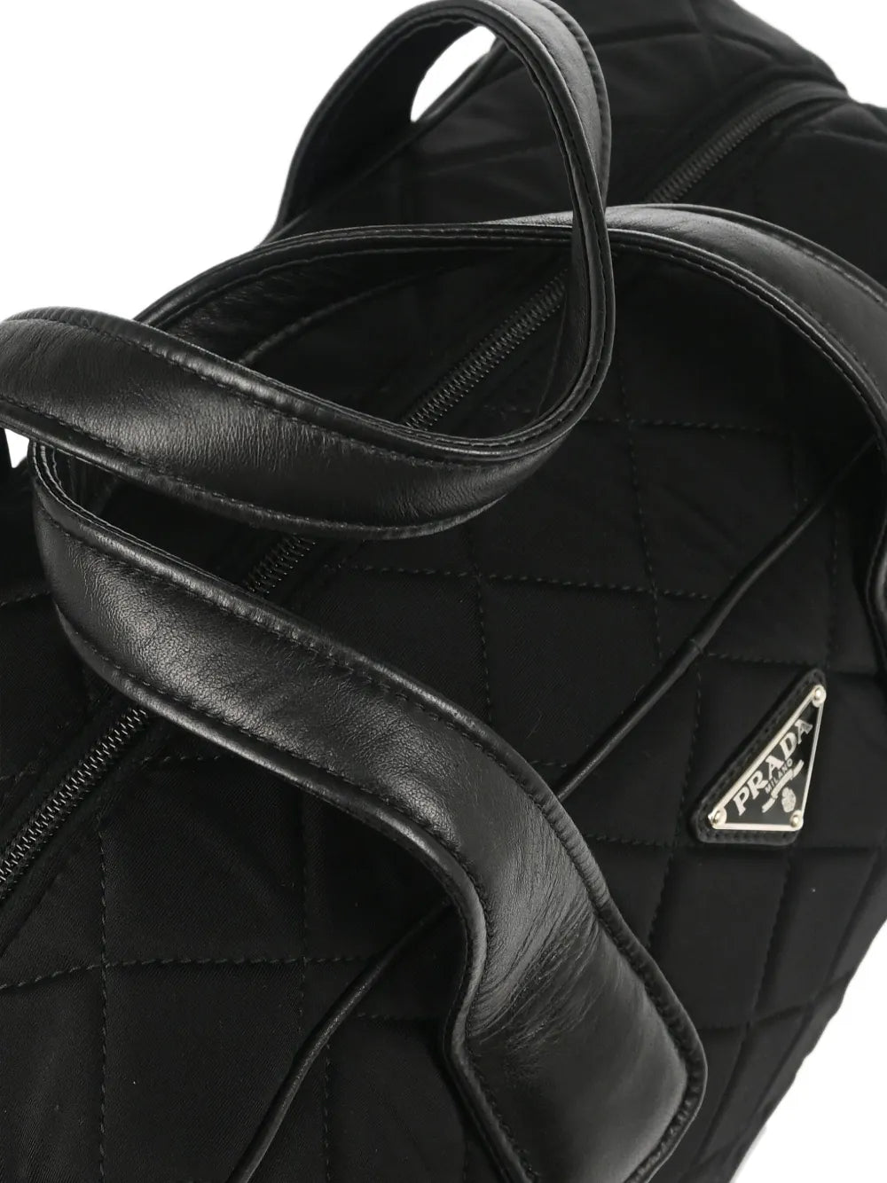 Pre-OwnedPrada Pre-Owned2010s logo-plaque two-way tote bag