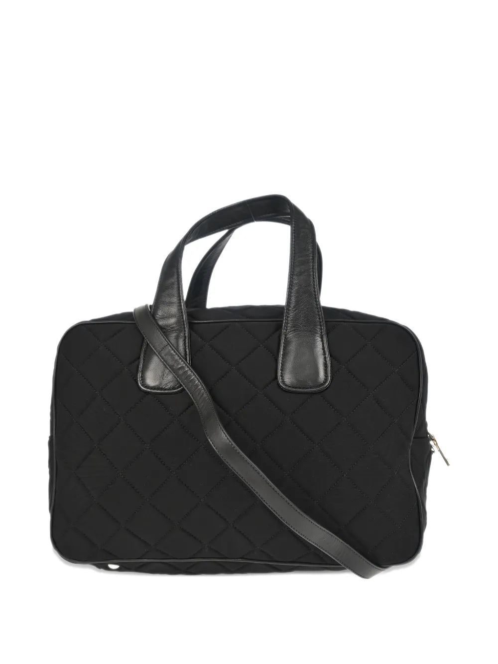 Pre-OwnedPrada Pre-Owned2010s logo-plaque two-way tote bag