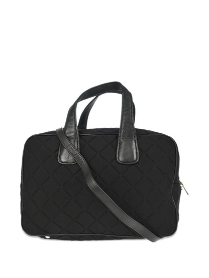 Pre-OwnedPrada Pre-Owned2010s logo-plaque two-way tote bag