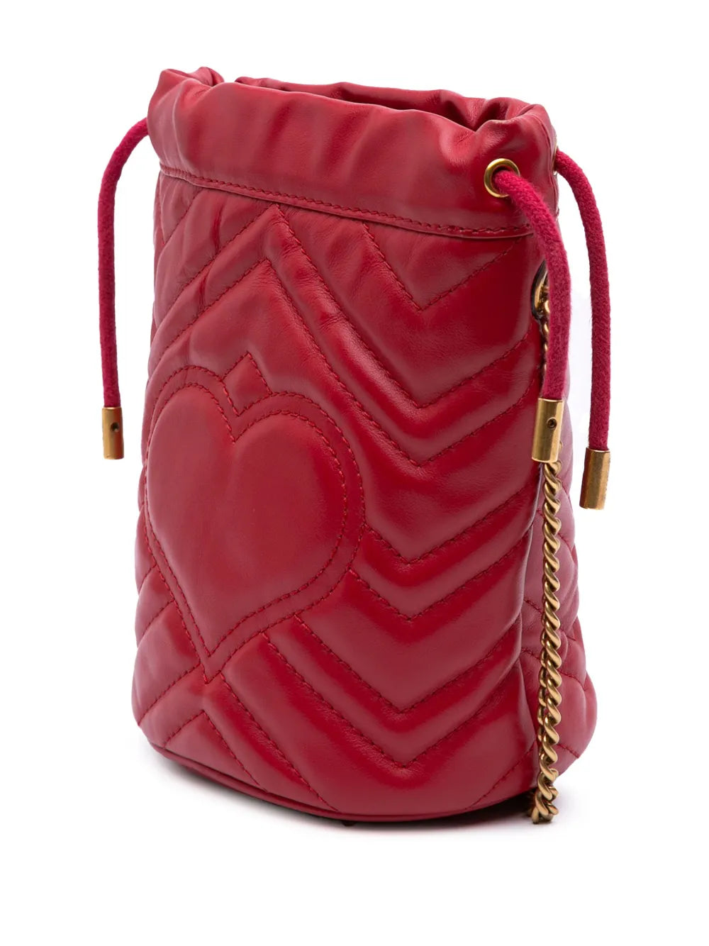 Pre-OwnedGucci Pre-Owned2016-2024 Small GG Marmont Matelasse Leather bucket bag