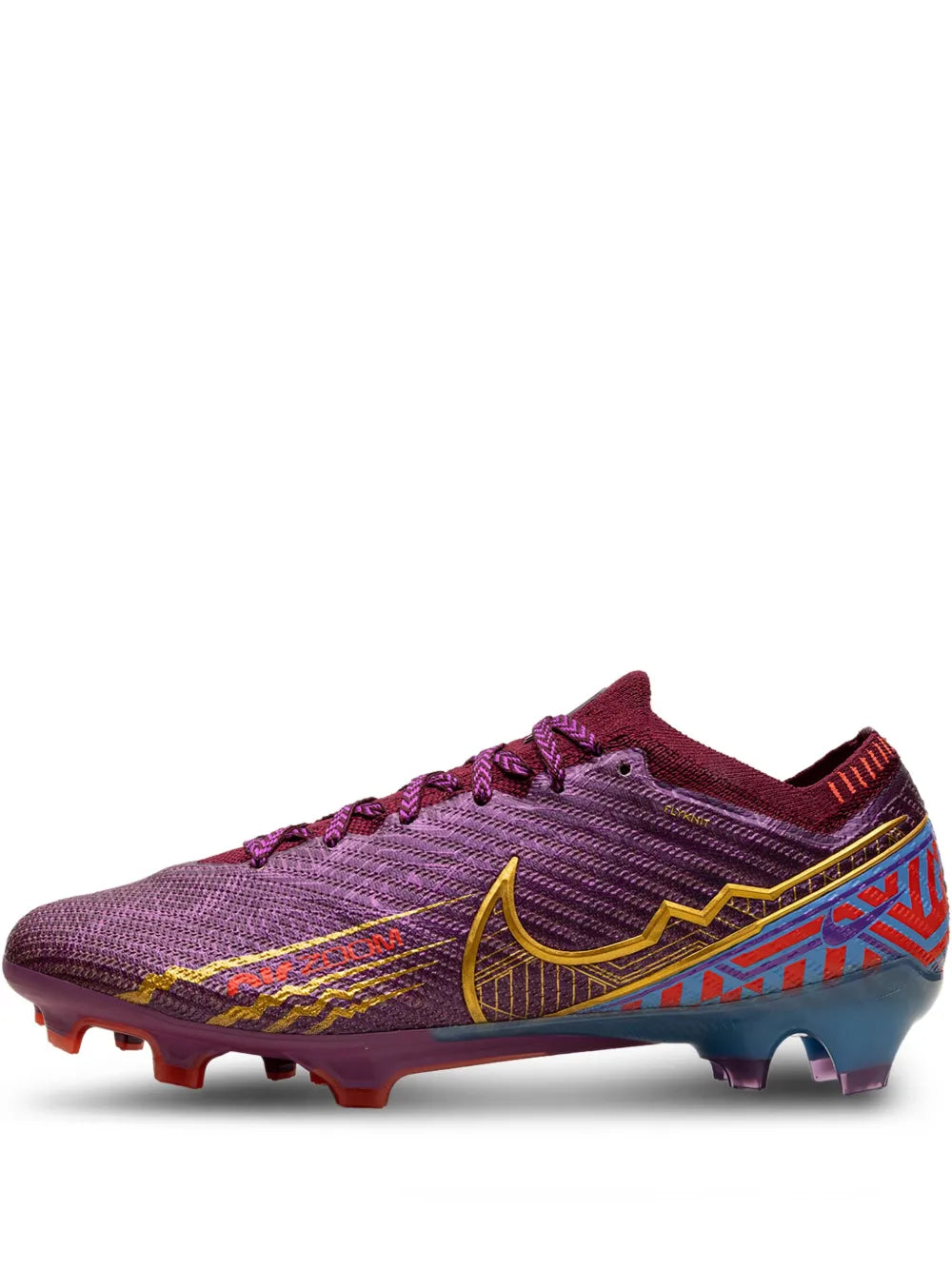 Nike Zoom Mercurial Vapor 15 Elite Km Fg Cleats Mbappe Dark Beetroot Sneakers floriamart.shop