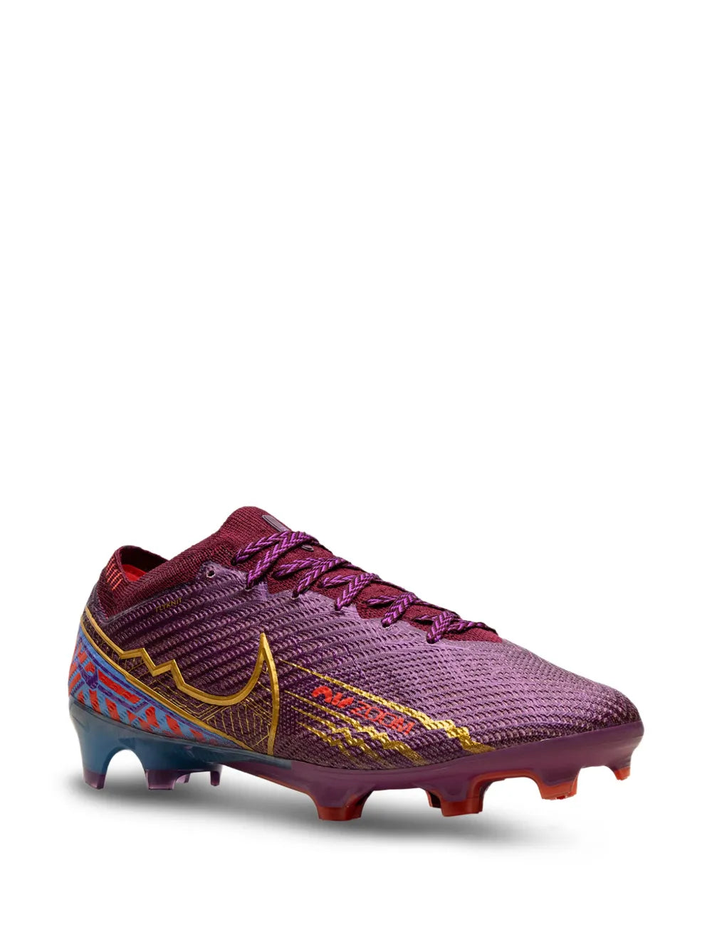 Nike Zoom Mercurial Vapor 15 Elite Km Fg Cleats Mbappe Dark Beetroot Sneakers floriamart.shop