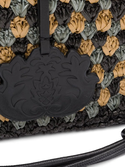 Islabamboo-handle woven bag floriamart.shop