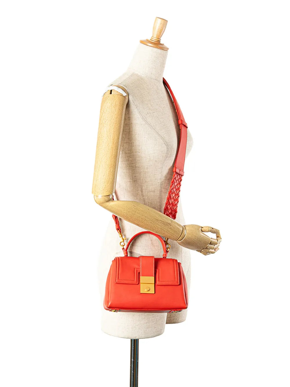 Pre-OwnedBottega Veneta Pre-Owned2012-2025 Mini Nappa Piazza Top Handle satchel