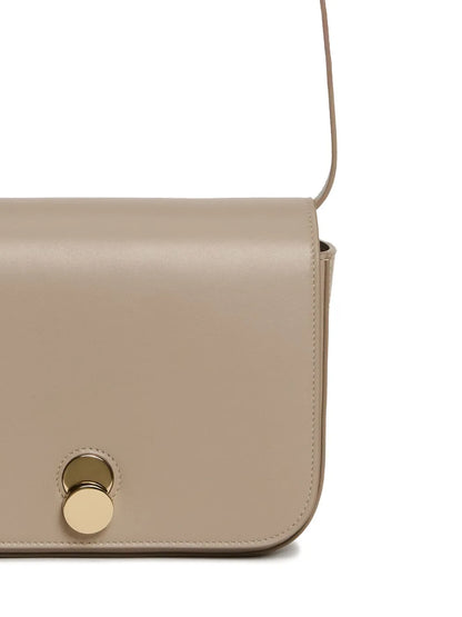 Fabiana Filippicircular-fastening leather shoulder bag