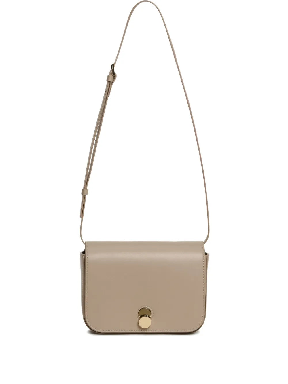 Fabiana Filippicircular-fastening leather shoulder bag