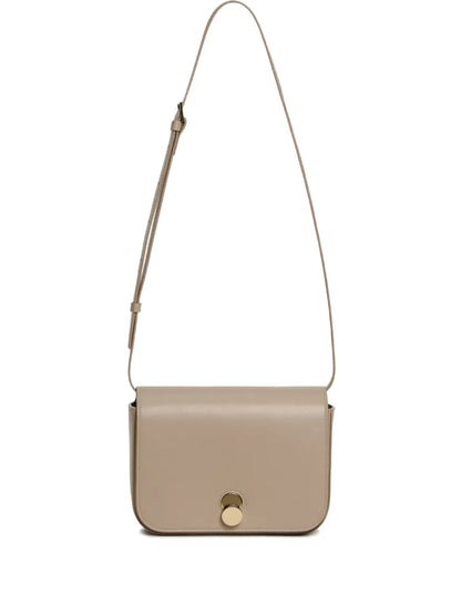Fabiana Filippicircular-fastening leather shoulder bag