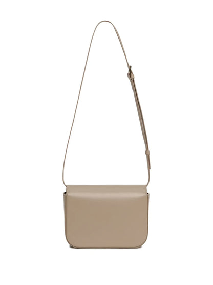 Fabiana Filippicircular-fastening leather shoulder bag