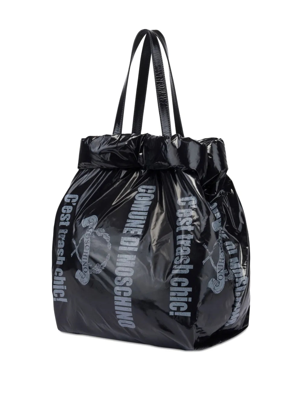 Moschinographic-print tote bag