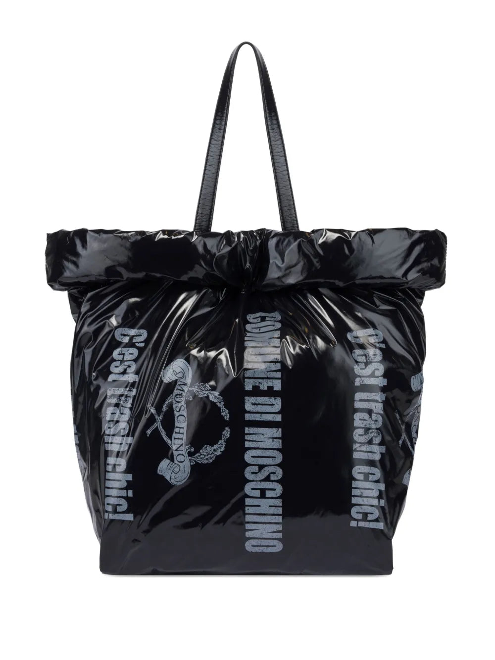 Moschinographic-print tote bag