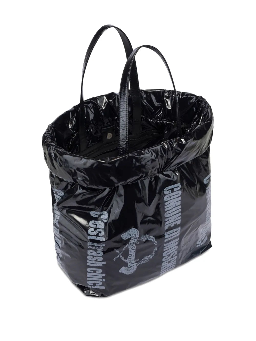 Moschinographic-print tote bag
