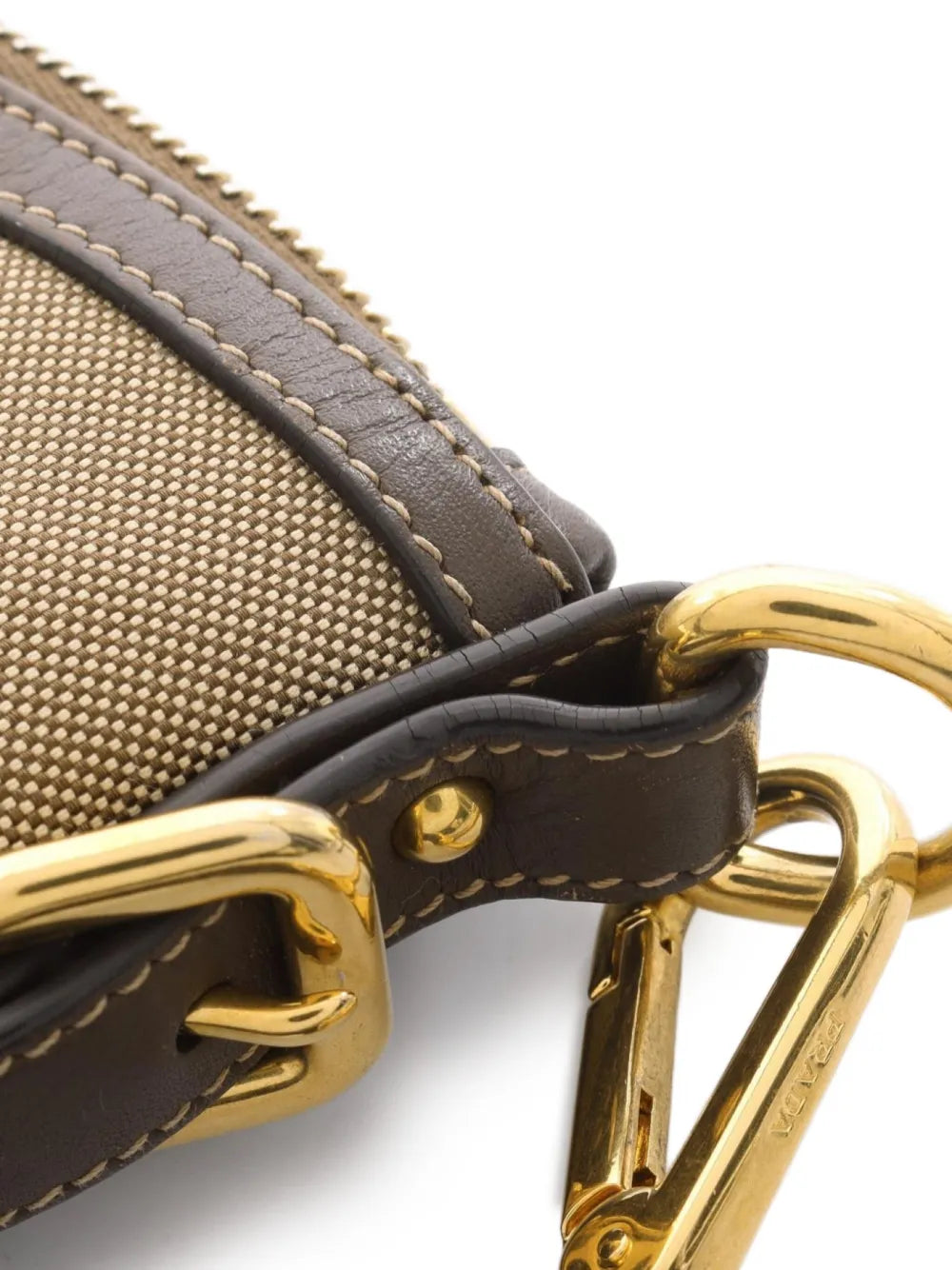 Pre-OwnedPrada Pre-Owned2000s logo-jacquard shoulder bag