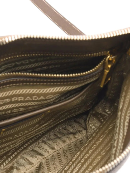 Pre-OwnedPrada Pre-Owned2000s logo-jacquard shoulder bag