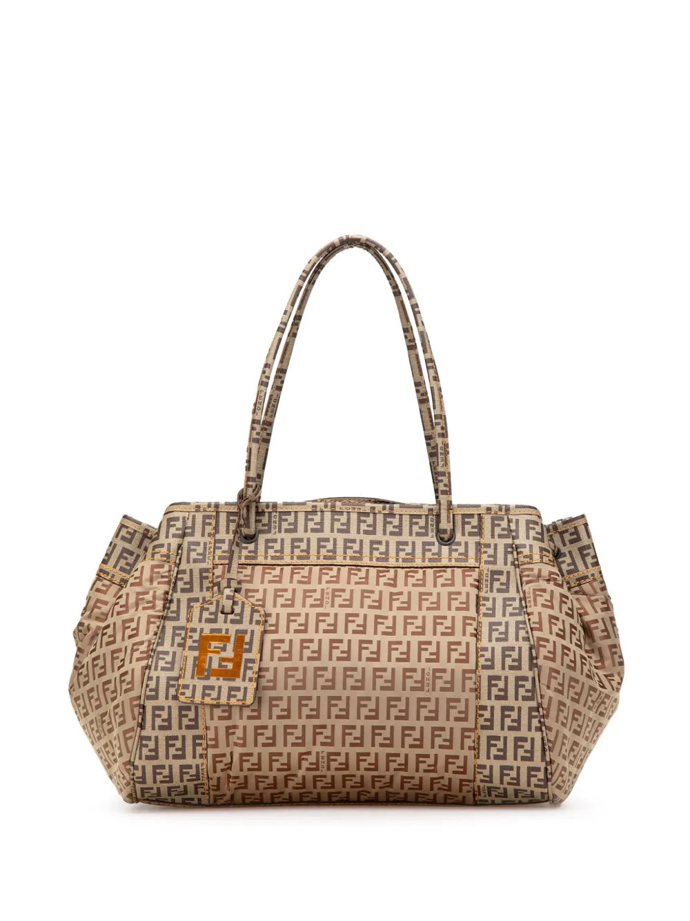 Pre-OwnedFendi Pre-Owned2000-2010 Zucchino Nylon and Spalmati Grande Pillow tote bag