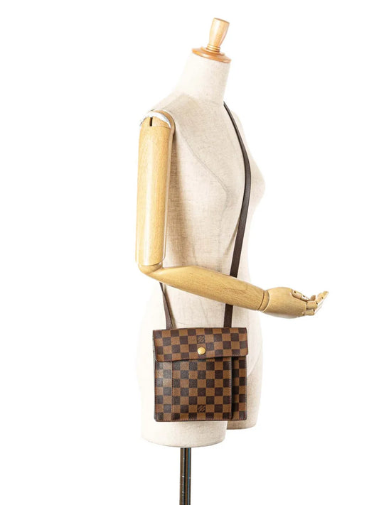 Pre-OwnedLouis Vuitton Pre-Owned2001 Damier Ebene Pimlico crossbody bag