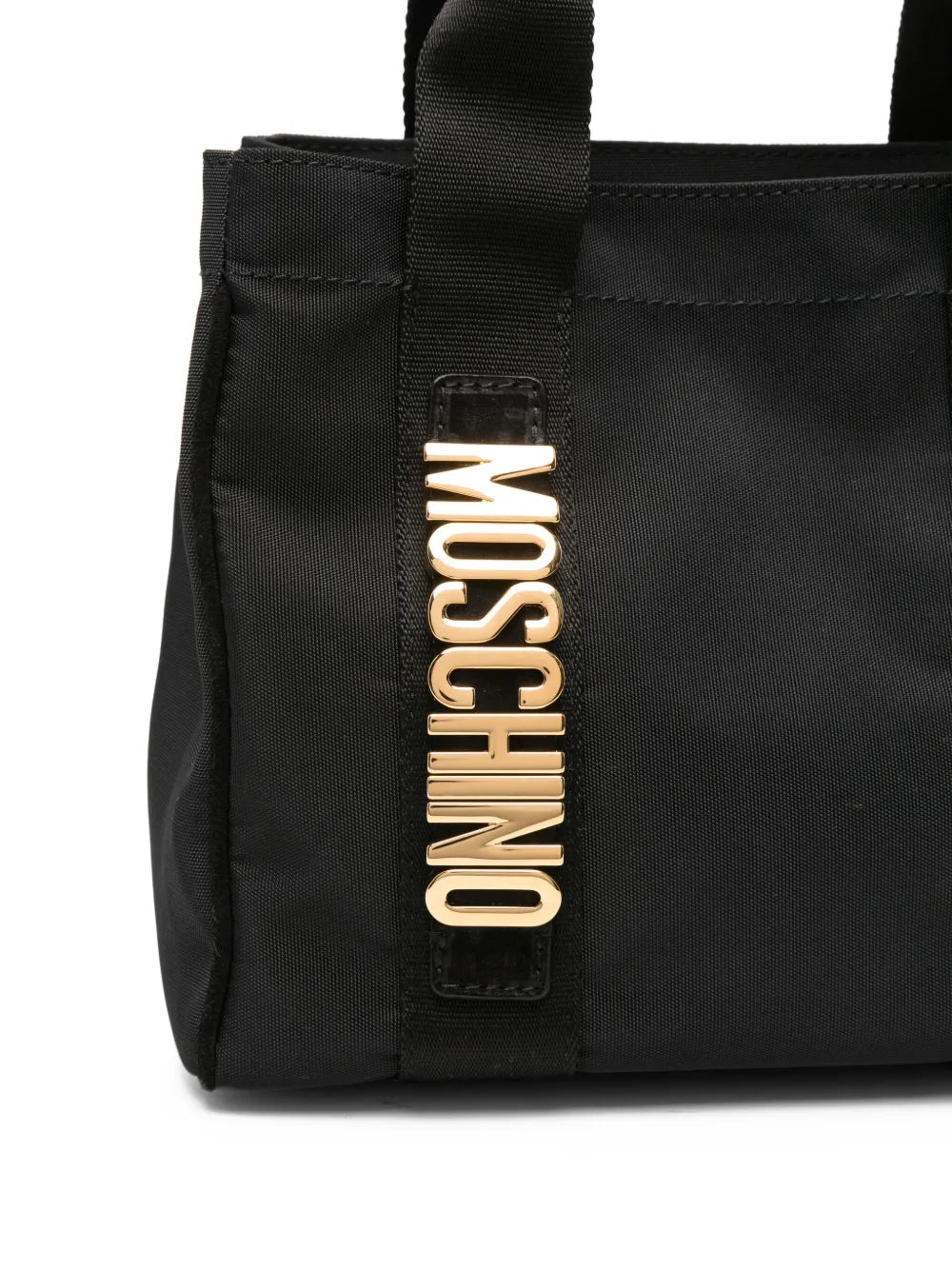 Moschinologo-plaque tote bag