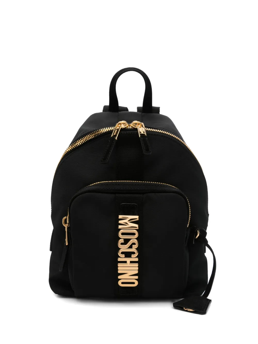 Moschinosmall logo-plaque backpack