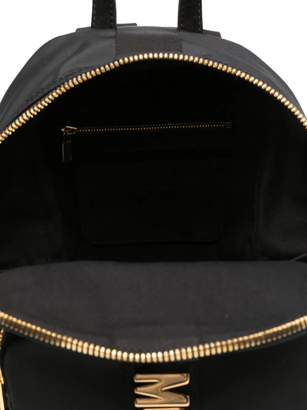 Moschinosmall logo-plaque backpack