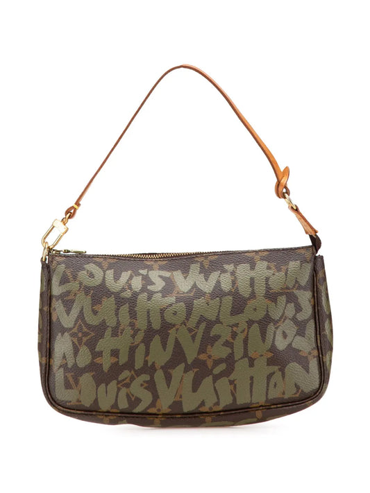 Pre-OwnedLouis Vuitton Pre-Owned2001 Stephen Sprouse Monogram Graffiti Pochette Accessoires shoulder bag