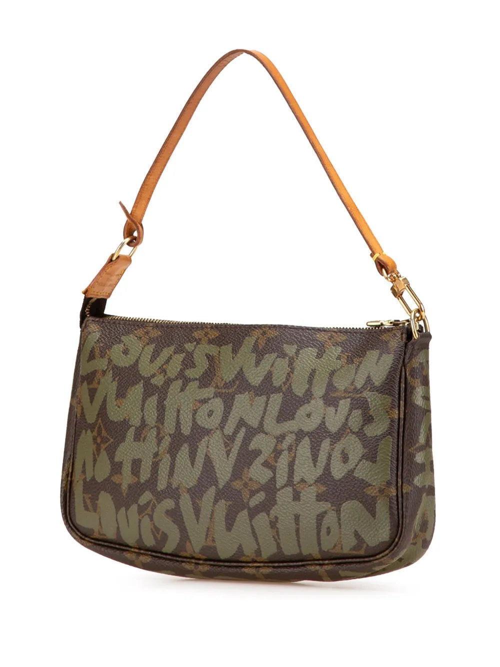 Pre-OwnedLouis Vuitton Pre-Owned2001 Stephen Sprouse Monogram Graffiti Pochette Accessoires shoulder bag