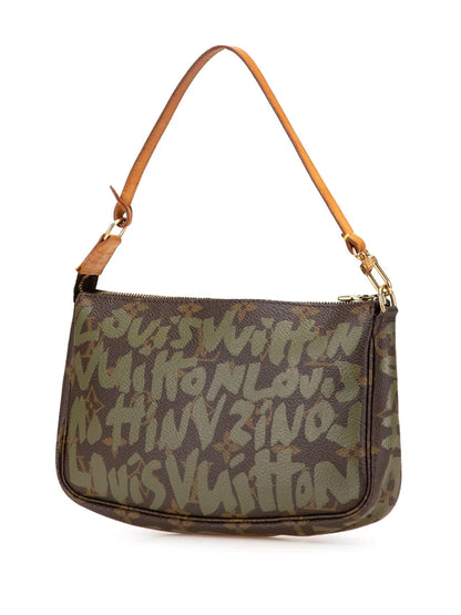 Pre-OwnedLouis Vuitton Pre-Owned2001 Stephen Sprouse Monogram Graffiti Pochette Accessoires shoulder bag