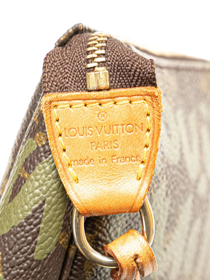 Pre-OwnedLouis Vuitton Pre-Owned2001 Stephen Sprouse Monogram Graffiti Pochette Accessoires shoulder bag