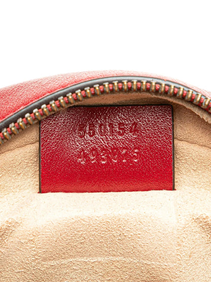 Pre-OwnedGucci Pre-Owned2016-2025 Mini GG Marmont Matelasse Leather Round crossbody bag