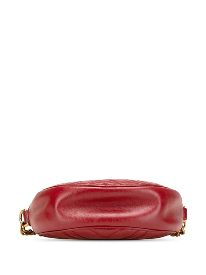 Pre-OwnedGucci Pre-Owned2016-2025 Mini GG Marmont Matelasse Leather Round crossbody bag