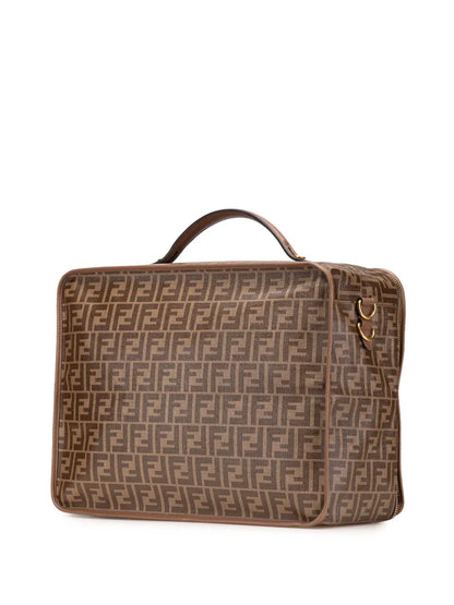 Pre-OwnedFendi Pre-Owned2010-2025 Zucca Coated Canvas Karligraphy travel bag